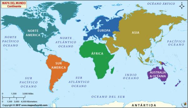 mapa mundi continentes mapas interactiivod